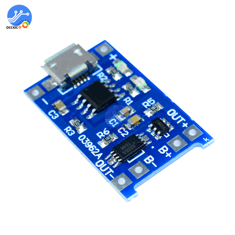 Uds DIY kit de BMS 5V 1A 18650 Placa de cargador de batería de litio de potencia Banco kit de Micro USB de alimentación de carga de protección caso powerbank ► Foto 1/6