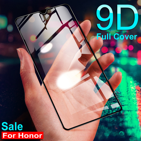 Protector de pantalla de vidrio templado 9D para móvil, película de seguridad para Huawei Honor 10i 20i 8X 9X 8A 8C 8S 9 10 20 Lite ► Foto 1/6