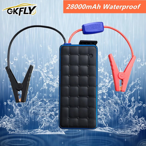 GKFLY-arrancador de batería de coche, dispositivo de arranque portátil, a prueba de agua, 28000mAh, cargador de coche para gasolina, 8,0l, Diesel, 6,0l, 12V, 1000A ► Foto 1/6