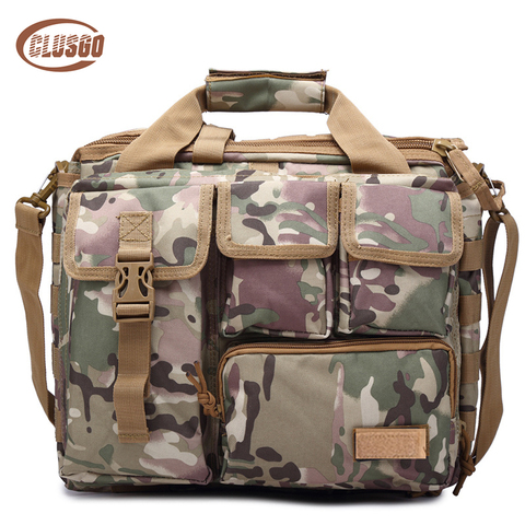 Molle-bolso de hombro para hombre, Mochila para deportes al aire libre, Mochila táctica militar para ordenador portátil de 14 