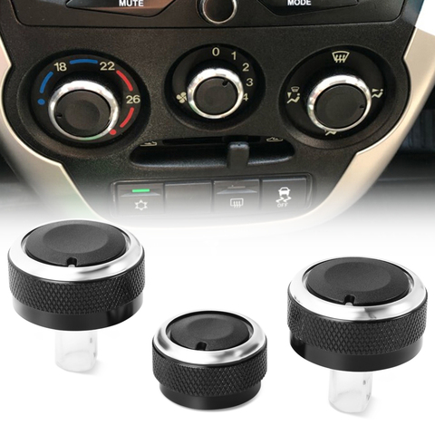 Rueda de aire acondicionado de coche, botón de interruptor de Control de temperatura, perilla para Lada Granta, accesorios para coche ► Foto 1/6