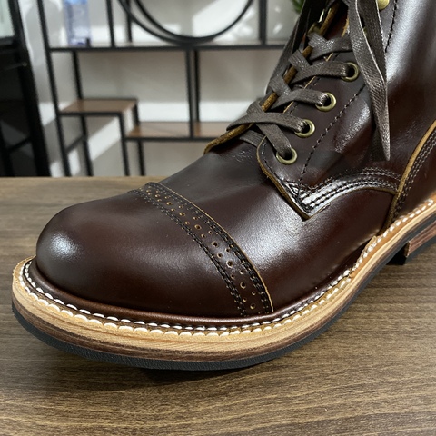 LL580 Rock Can Roll tamaño 35-50, piel de vaca auténtica italiana de gran calidad, hecha a mano, duradera, botas de trabajo americanas con ribete Goodyear ► Foto 1/6