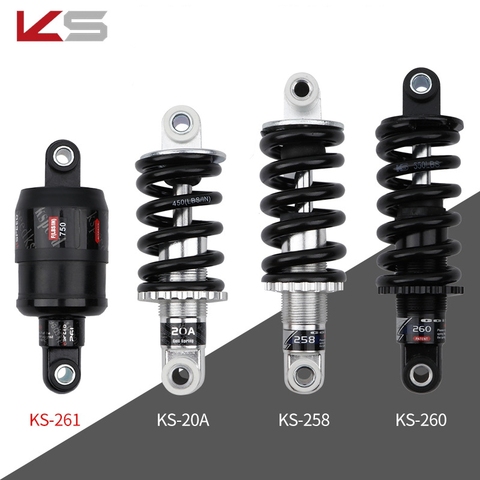 KS-amortiguador trasero para bicicleta de montaña, amortiguador eléctrico plegable de 120-190mm ► Foto 1/6