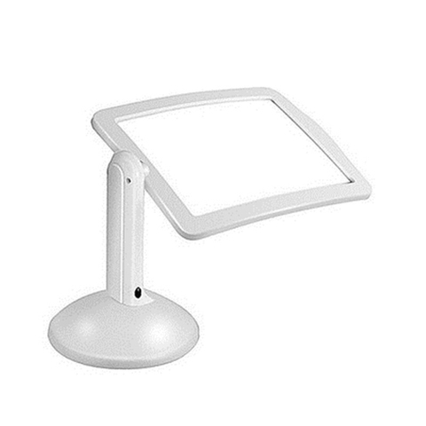 Lupa con luz LED 3X con soporte, giratoria de 360 grados, Visor de lupa manos libres de escritorio con luz para leer ► Foto 1/4