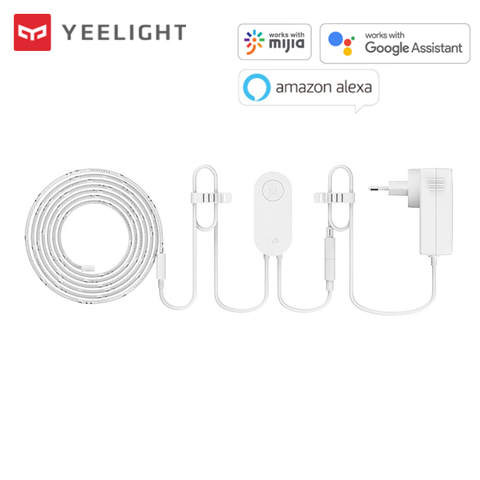 Yeelight tira de luz 2 S 1 metro RGB tira de LED de 110V 220V Wifi smart control con Homekit asistente de Google para el hogar inteligente Xiaomi ► Foto 1/6