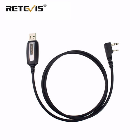 Walkie-talkie de dos pines, Cable de programación USB Para Kenwood Baofeng UV-5R UV-82 RETEVIS H777 RT22 RT15 RT81 para sistema Win XP/7/8 ► Foto 1/6