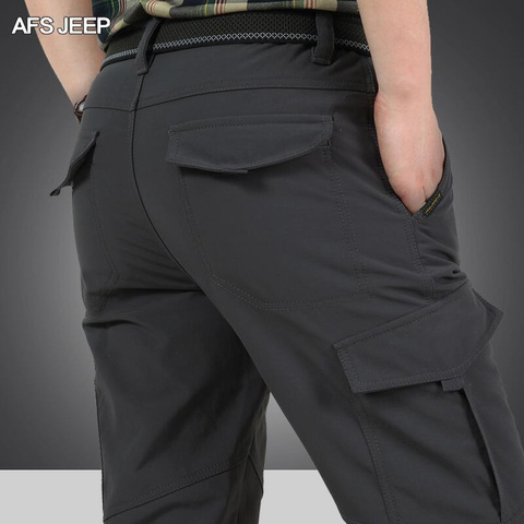 Pantalones tácticos de combate, ropa de caza militar, resistente al agua, de secado rápido, al aire libre para adiestramiento, 2022 ► Foto 1/6