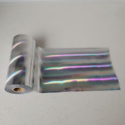 Envío Gratis 16cm x 120m/rollo láser de papel de aluminio para estampado en caliente de plástico y película de Material de PP y PE ► Foto 1/6