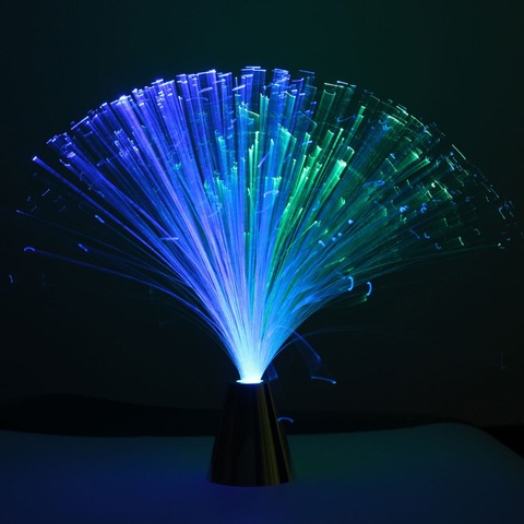 XYXP-Lámpara LED de fibra óptica que cambia de Color, decoración nocturna para sala de estar, para niños, vacaciones, regalo de boda ► Foto 1/5