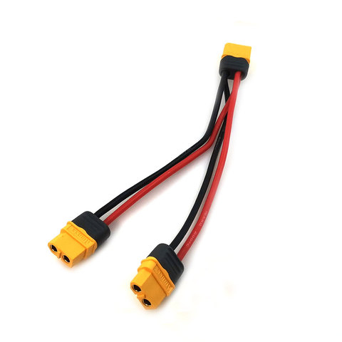 Conector de batería paralelo XT60, cable de carga paralelo, doble extensión Y cable divisor para batería RC ISDT ToolkitRC Hota Charger ► Foto 1/6