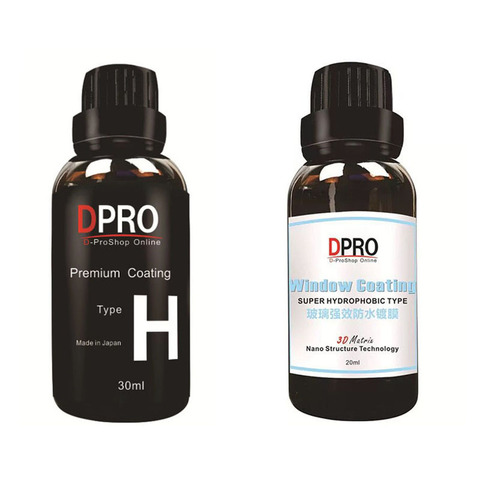 Dpro 9H Nano de revestimiento de coche 30ml + Ventana de 20ml de cristal líquido para coche pintura CUIDADO DE detallando JP origen ► Foto 1/6