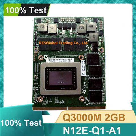 Original Quadro 3000M Q3000M VGA GPU tarjeta de gráficos de Video para Dell precisión M6600 M6700 M6800 HP 8760W 8770W 8740W N12E-Q1-A1 ► Foto 1/5