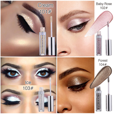 Paleta de sombras de ojos, 16 colores, sombra de ojos perlada líquida, brillo, sombra de ojos, brillo, maquillaje de ojos coreano, cosméticos ► Foto 1/6