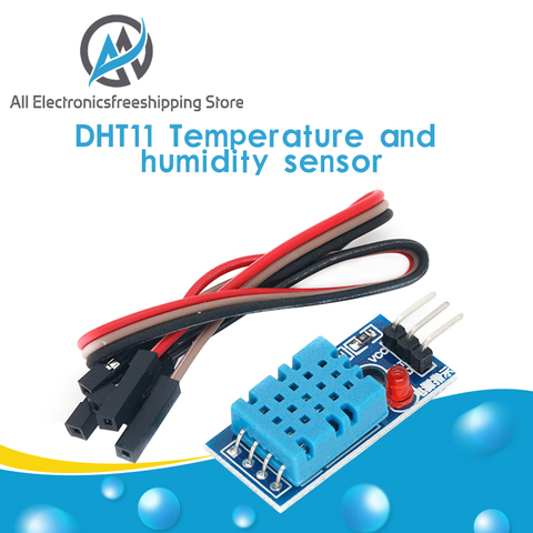 Electrónica Inteligente DHT11 temperatura y relativa Módulo Sensor de humedad para arduino DIY KIT ► Foto 1/6