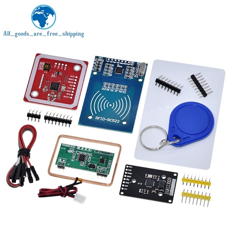 Módulo RFID NFC RC522 MFRC-522 RDM6300 Kits S50 13,56 Mhz 125Khz 6cm con etiquetas SPI escribir y leer para arduino uno 2560 ► Foto 1/6