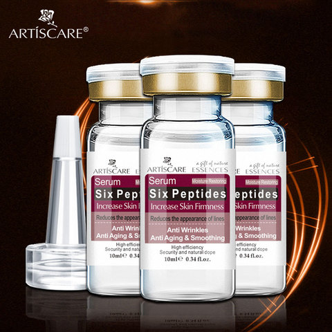 ARTISCARE-suero antiedad con seis péptidos para el cuidado de la piel, crema facial antiarrugas, antiedad, 6 péptidos, 3 uds. ► Foto 1/6