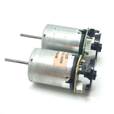 Micro Motor RK-370SD-5028 MITSUMI de 370 CC, 12V, 18V, 24V, voltios, 6400RPM, codificador de medición de velocidad, juguete DIY con eje con relieve de Eje largo ► Foto 1/6