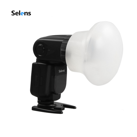 Selens-difusor de luz de silicio magnético, esfera de goma, accesorios de Flash modulares para Canon Nikon Yongnuo, Speedlite, novedad ► Foto 1/6