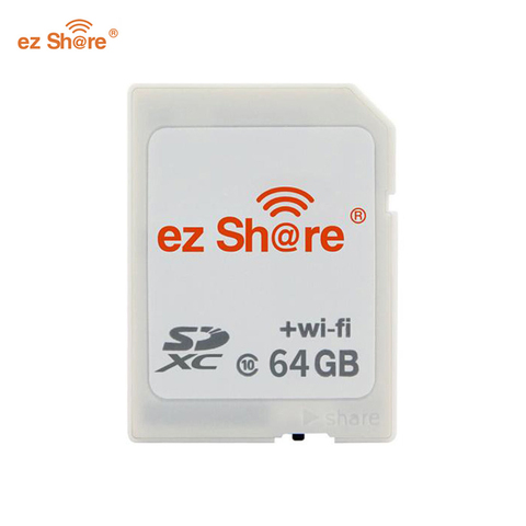 100%-Tarjeta de memoria W-04 EZ Flash Air, Tarjeta de memoria inalámbrica, LAN, SD, WIFI, para cámara, 32GB, 64GB, 128GB ► Foto 1/5