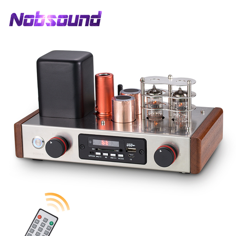 Nobsound HiFi Clase A vacío preamplificador de tubo Bluetooth receptor Home Stereo Audio pre-amplificador USB reproductor de música FM Radio ► Foto 1/6