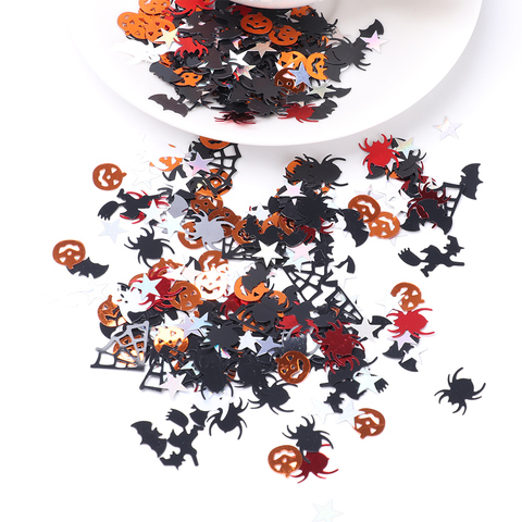 Confeti acrílico con forma de gato Araña, decoración de mesa de fiesta para Halloween, suministros de boda, adorno para el hogar ► Foto 1/6