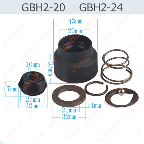 Chuck cubierta para reemplazar BOSCH GBH2-20 GBH24 GBH 2-24 2-20 24DSR GBH2-24DSR GBH2-24 martillo eléctrico taladro herramienta Accesorios ► Foto 1/1