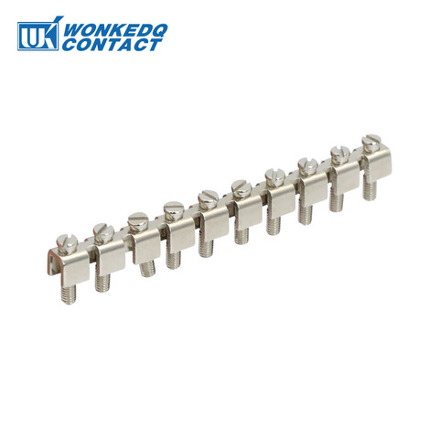 Puente fijo FBI 10-6 para UK-2.5B UK-5N UDK-4 Din Rail Bloque de terminales de tornillo accesorios bloque de terminales ► Foto 1/1