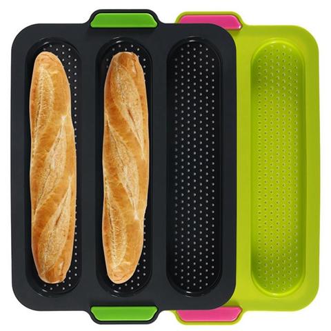 1pcs Silicone Mold French Bread Baking Mold Bread Baking Tray Nonstick Cake Baguette Mold Pans Bread Baking Tools ► Foto 1/6