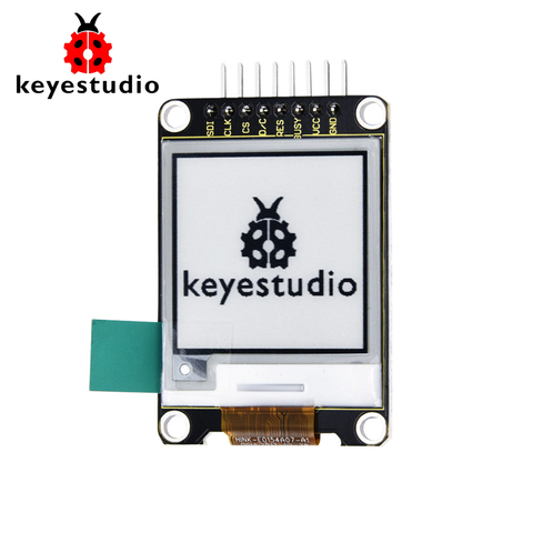 Keyestudio-Módulo de pantalla LCD de pantalla e-ink de 1,54 pulgadas, 200x200 para Arduino (blanco y negro) ► Foto 1/4