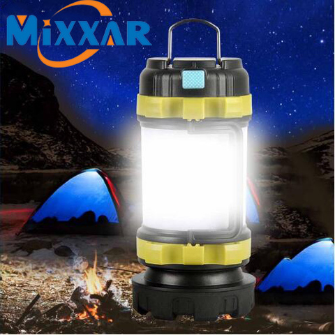 Z20 campamento LED lámpara de luz de Camping Linterna recargable con USB foco regulable Luz de reflector a prueba de agua antorcha de emergencia ► Foto 1/6