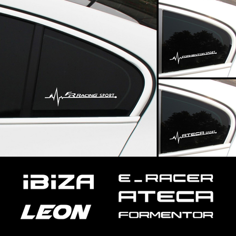 Pegatinas decorativas para ventana lateral de coche, calcomanía corporal creativa para SEAT Ibiza, Leon, Cupra, e-racer, Ateca, formor, FR, Racing, Uds. ► Foto 1/6