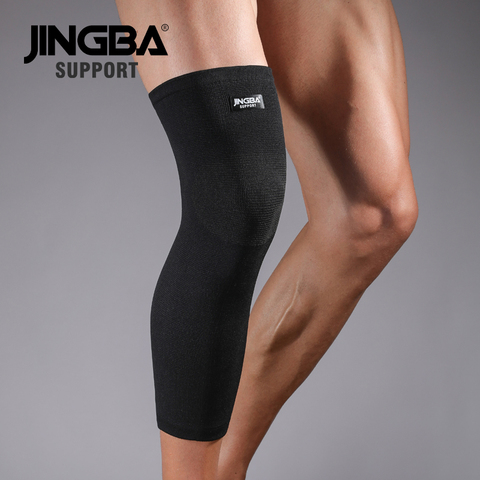 JINGBA-protector de rodilla + muñequera + soporte para tobillo + muñequera de boxeo, envolturas de mano, soporte para codo + rodillera de baloncesto, 1 Uds. ► Foto 1/6