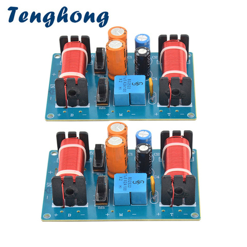 Tenghong 2 uds 150W 3 W Audio altavoz de agudos de gama media bajo estantería filtro divisor de frecuencia 4-11 pulgadas Altavoz del coche ► Foto 1/6
