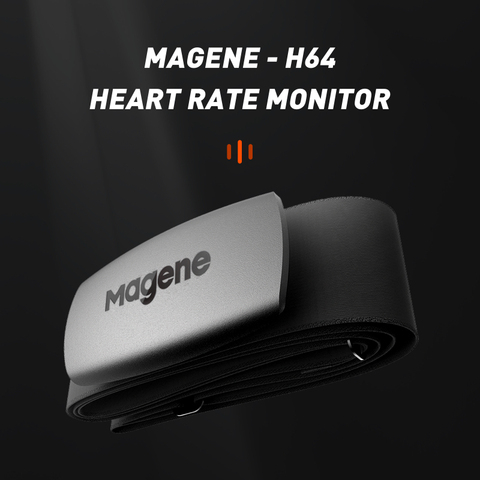 Magene-Ordenador para correr y bicicleta modelo H64, con Bluetooth 4.0, sensor de ritmo cardíaco ANT+, compatible con GARMIN e IGPSPORT Bryton ► Foto 1/6