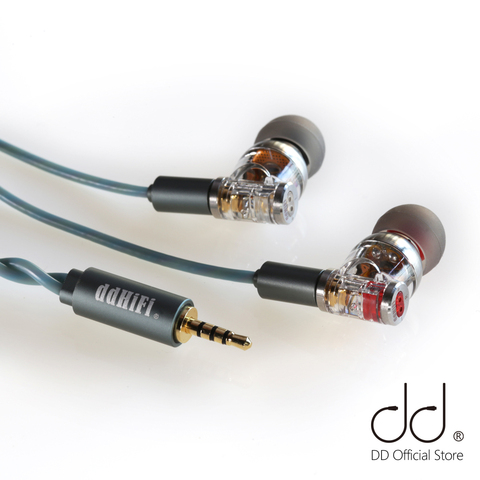 Auriculares intrauditivos dinámicos ddHiFi E2022A (Janus) MMCX/0,78, con dos enchufes, con Cable de 2,5mm, MMCX OCC ► Foto 1/6