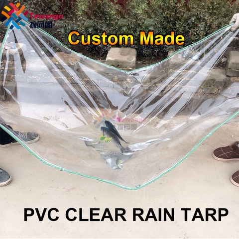 Tewango-lona resistente para lluvia, tejido transparente de 0,3mm grueso, para balcón, plantas suculentas, Material suave ► Foto 1/6