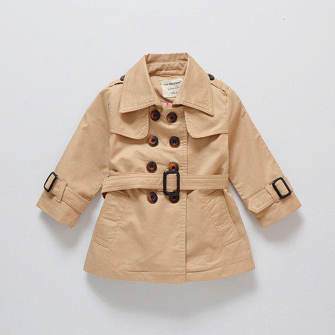 Gabardina de estilo fino para bebé y niño niña, chaqueta cortavientos, ropa para niño y niña, gabardina para niño, prendas de vestir exteriores ► Foto 1/6