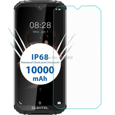 Para Oukitel WP6 IP68 Protector de pantalla de vidrio templado de seguridad película del teléfono para Oukitel WP 6 frente Smartphone cubierta de vidrio de 6,3