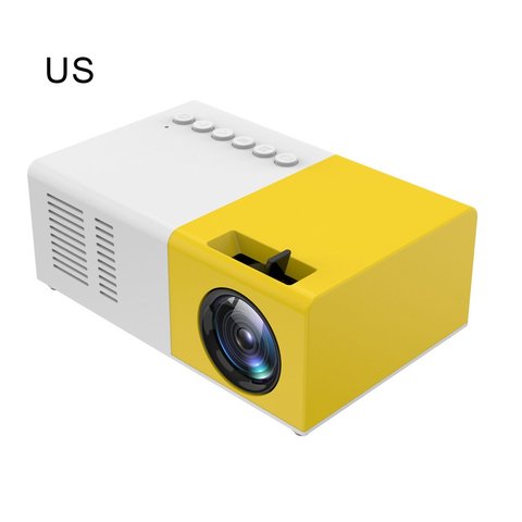 Proyector portátil 3D HD LED para cine en casa, 1080p, HDMI, compatible con Audio USB, Yg300, minicámara ► Foto 1/6