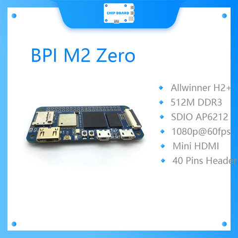 Bpi cero banana pi cero Allwinner H2 + abrir fuente plataforma de hardware BPI M2 cero ineter cara como frambuesa pi zero W ► Foto 1/5