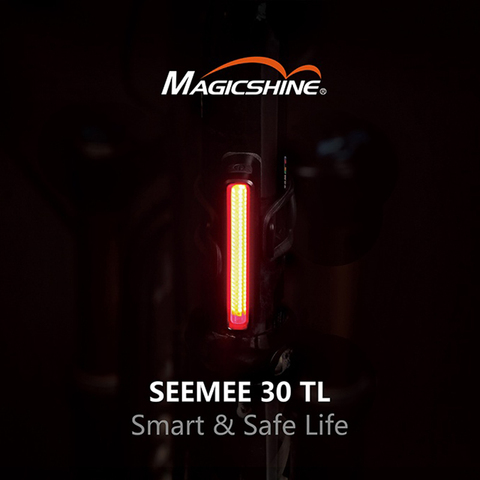 Magicshine SEEMEE 30 bicicleta inteligente para automóbil de detección de luz LED de carga de IPx6 impermeable luz trasera de bicicleta ciclismo cola ► Foto 1/4