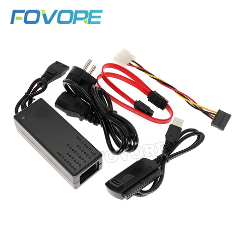 SATA PATA IDE Drive a USB 2,0 Cable convertidor adaptador para Unidad de disco duro HDD 2,5 