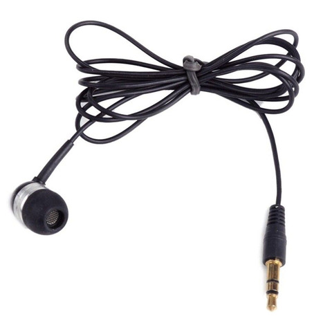 Auricular monoaural de gama alta de 3,5mm, auricular monoaural de un solo lado para teléfono, MP3, Walkie Talkie, ordenador, Bluetooth ► Foto 1/6