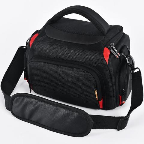 FOSOTO-Bolso de hombro para cámara fotográfica y vídeo Digital, bolsa de hombro a la moda, impermeable, Estuche De Viaje para lentes Canon, Nikon y Sony ► Foto 1/6