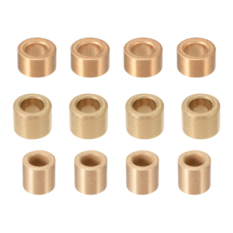 Uxcell 1-10 Uds cojinete autolubricante 6mm 8mm manga de ID bronce sinterizado casquillos de cojinetes ► Foto 1/1