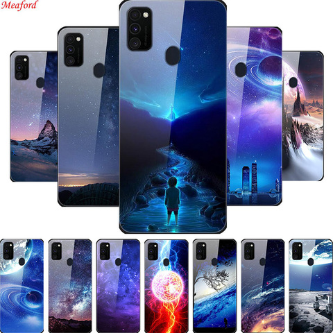 Funda Popular para Samsung Galaxy M31, carcasa trasera de vidrio templado para Samsung M30s A21s M21 ► Foto 1/6