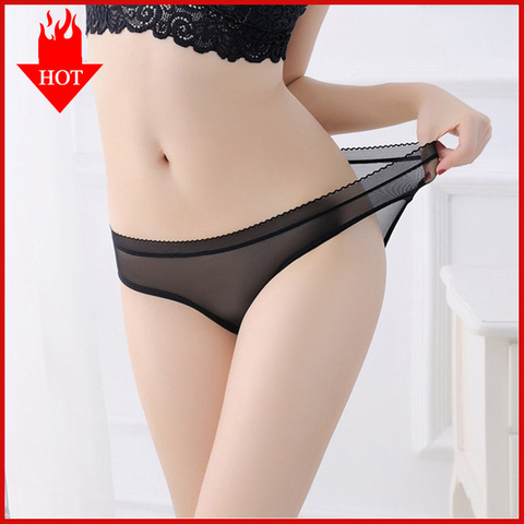 VDOGRIR Sexy mujeres delgadas bragas transparentes tangas ropa interior  femenina bragas de encaje de cintura baja Lencería Intimates sin costuras -  Historial de precios y revisión | Vendedor de AliExpress - As