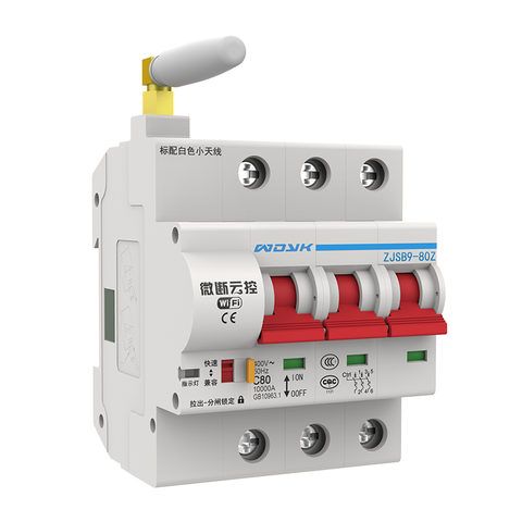 3P 16A/32A/80A/100A inteligente WiFi en casa disyuntor aplicación eWelink Control remoto trabajo con Alexa Google automatización interruptor ► Foto 1/6