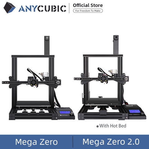 ANYCUBIC-Impresora 3D ANYCUBIC Mega Zero y Mega Zero 2,0, extrusora de impresión 3d de escritorio, marco de Metal, 220X 220X250 ► Foto 1/6