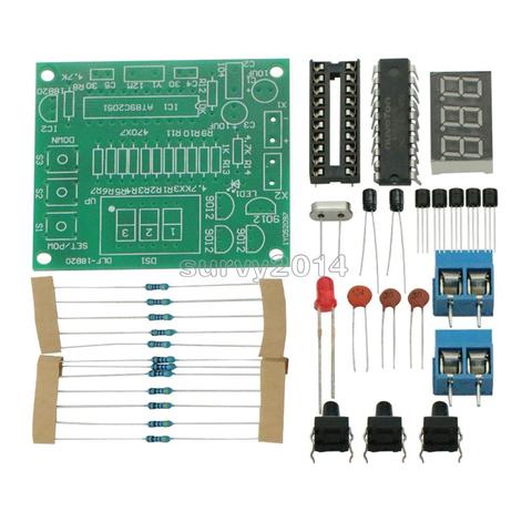 Kit de controlador de temperatura Digital, Kit de controlador de temperatura Digital, alarma LED 5V DC, microcontrolador de diseño, termómetro electrónico, AT89C2051 DS18B20 ► Foto 1/4